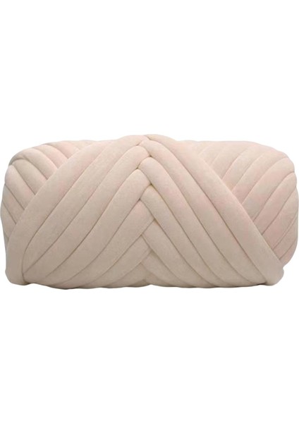 Kalın Iplik Örgü Kol Örgü Yumuşak Iplik 250G Dıy Halı Yapımı Kazak Açık Deve (Yurt Dışından)