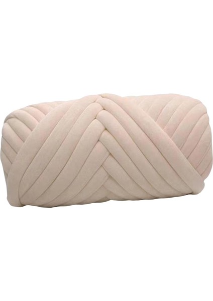 Kalın Iplik Örgü Kol Örgü Yumuşak Iplik 250G Dıy Halı Yapımı Kazak Açık Deve (Yurt Dışından)