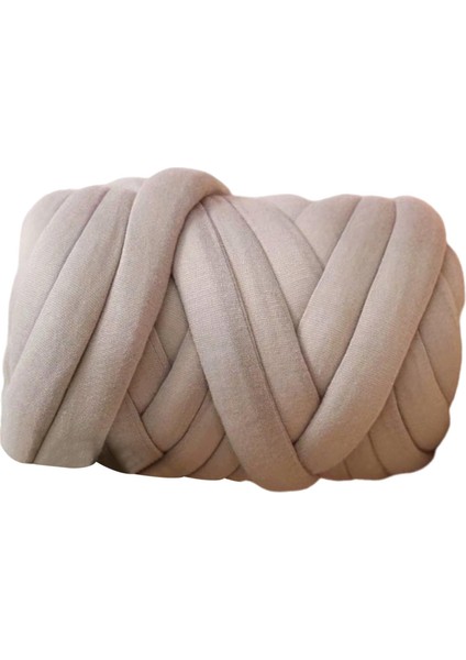 Kalın Iplik Örgü Kol Örgü Yumuşak Iplik 250G Dıy Halı Yapımı Kazak Gri (Yurt Dışından)