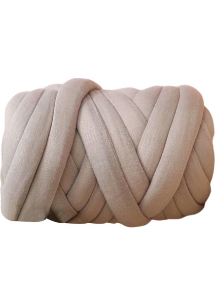 Kalın Iplik Örgü Kol Örgü Yumuşak Iplik 250G Dıy Halı Yapımı Kazak Gri (Yurt Dışından)