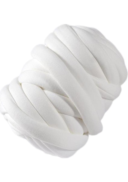Battaniye Pet Yatak ve Yatak Çit Parmak Örgü Beyaz Için 0.55LBS Tıknaz Iplik Tüp Ipliği (Yurt Dışından)