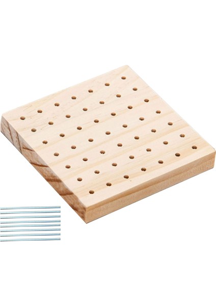 8 10CMX10CM Tığ Engelleme Ahşap Tahtası Için Tığ Engelleme Panoları Pegboard (Yurt Dışından)