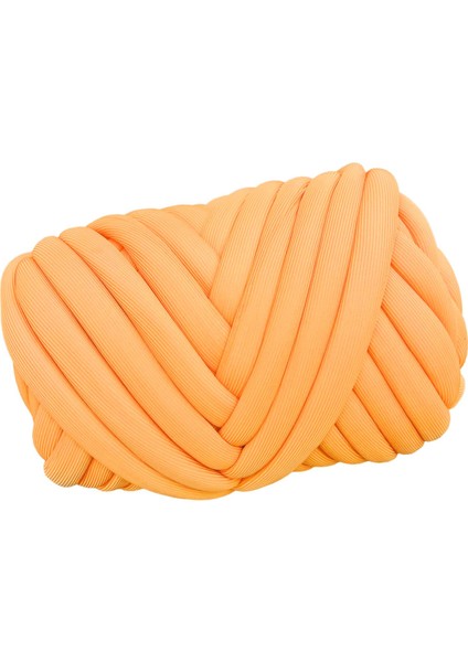Jumbo Tübüler Iplik Tüp Dev Iplik Kol Örgü Ipliği 250G Tıknaz Iplik Hacimli Iplik Turuncu (Yurt Dışından) fiyatları