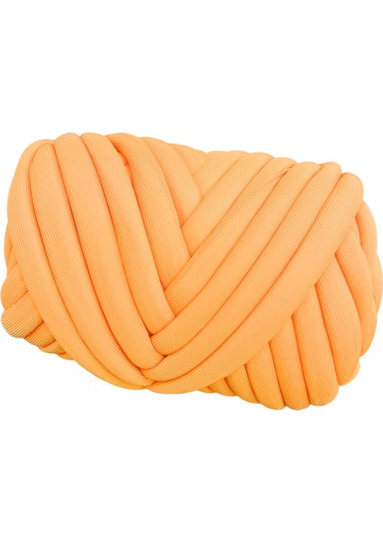 Jumbo Tübüler Iplik Tüp Dev Iplik Kol Örgü Ipliği 250G Tıknaz Iplik Hacimli Iplik Turuncu (Yurt Dışından) indirimleri