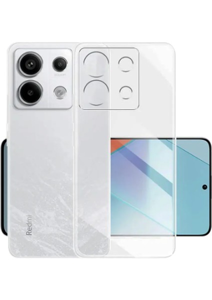 Xiaomi Redmi Note 13 / Redmi Note 13 Pro 5g Global Slim Serisi Soft Tpu Silikon Kılıf - Şeffaf AL3324