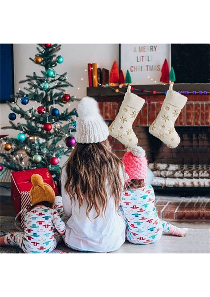 Peluş Kar Tanesi Noel Çorap Noel Hediyesi Çorap Çocuk Çorap (Yurt Dışından) fiyatları