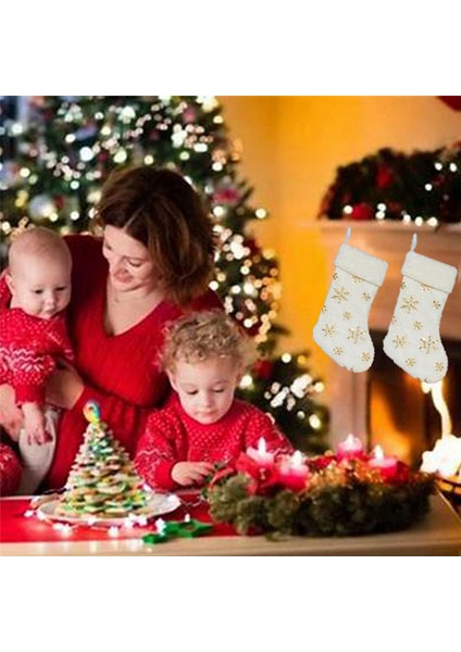 Peluş Kar Tanesi Noel Çorap Noel Hediyesi Çorap Çocuk Çorap (Yurt Dışından) fırsatları