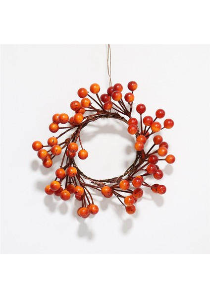 Adet Noel Mum Yüzükleri Yapay Berry Mum Yüzükleri (Yurt Dışından) fırsatları