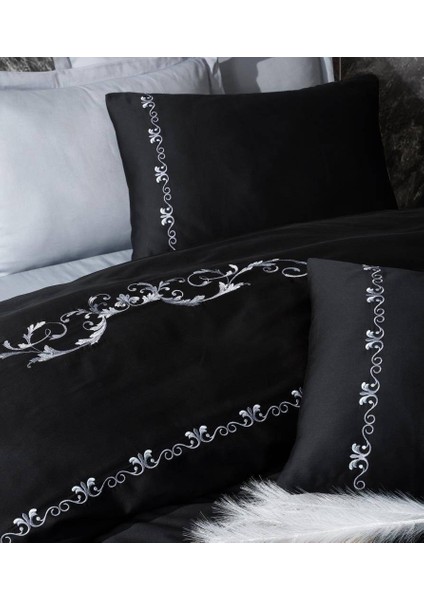 Brode Saten Nevresim Takımı - Gloria Gri fiyatları