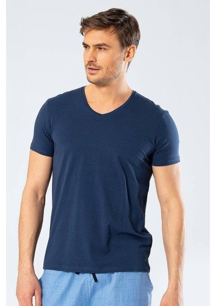 T-shirt Erkek V Yaka Likralı fiyatları