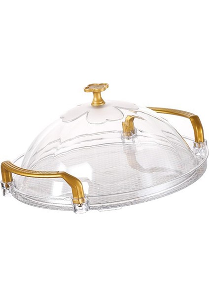 Ev Eğlencesi Için Kapaklı Saplı Yuvarlak Servis Tepsisi Kek Standı M (Yurt Dışından) fiyatları