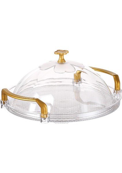 Ev Eğlencesi Için Kapaklı Saplı Yuvarlak Servis Tepsisi Kek Standı M (Yurt Dışından) fırsatları