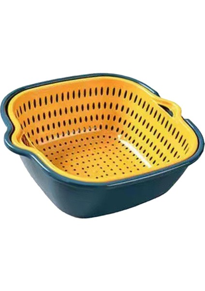 Makarna Spagetti Xs Için Çift Katmanlı Çamaşır Sepeti Drenaj Kevgir Kase Seti (Yurt Dışından) modelleri