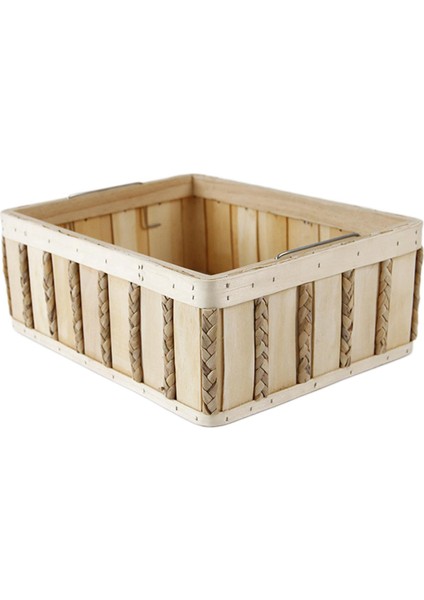 Oturma Odası Yurt Centerpiece Için Ahşap Depolama Sepeti Masaüstü Çerçeve Kılıfı (Yurt Dışından)