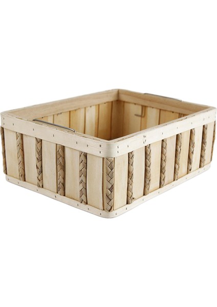 Oturma Odası Yurt Centerpiece Için Ahşap Depolama Sepeti Masaüstü Çerçeve Kılıfı (Yurt Dışından)