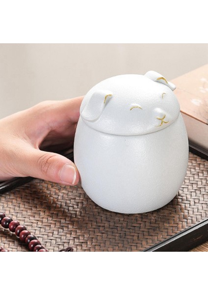 Seramik Çay Kutuları Kapaklı 45G Tutar Çok Amaçlı Tezgah Mutfak Çiftlik Evi (Yurt Dışından)