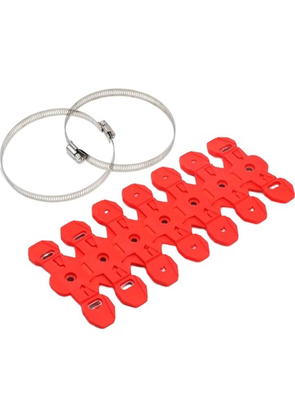 Motosiklet Egzoz Koruyucu Evrensel Motosiklet Aksesuarı Kırmızı (Yurt Dışından) fiyatları