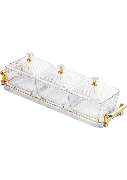 Düğün Için Cam Servis Tepsisi, Parti Çıkarılabilir Iskandinav Kurutulmuş Meyve Tabağı Şeffaf (Yurt Dışından) fiyatları