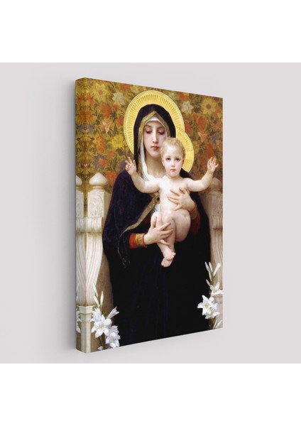 Zambak Ile Tablosu - The Madonna Of The LILIES-6479