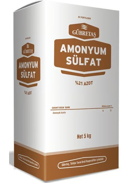 Amonyum Sülfat (%21 N) Katı Gübre - 5 kg