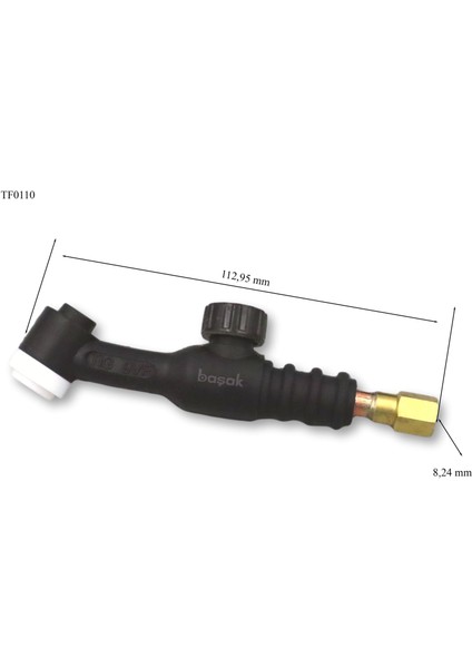 TF0110 Wp 9 Vanalı Flex Argon Torç Boyunu Trafimet 1 adet fiyatıdır