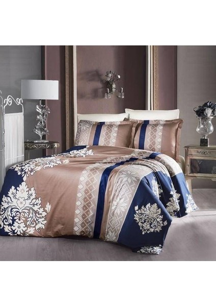 Çift Kişilik Pamuk Saten Nevresim Takımı Julyan