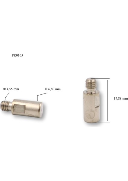 PR0105 S45 Plazma Kesim Elektrodu 17,8mm Trafimet fiyatları