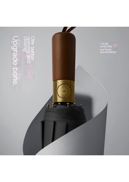 Otomatik Şemsiye Kütük Saplı Güneşli Şemsiye Erkek Iş Katlanır Şemsiye (Yurt Dışından) fırsatları