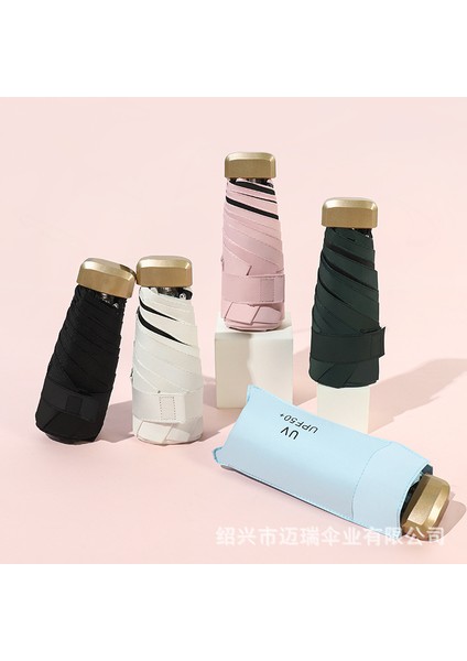 Düz Beş Katlı Şemsiye Ultra Hafif Güneş Kremi Güneşlik Güneş Şemsiyesi Kadın Mini Cep Şemsiyesi Vinil Katlanır Güneşli Şemsiye (Yurt Dışından) fiyatları