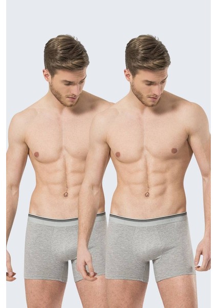 Erkek Likralı Boxer (2li Paket)
