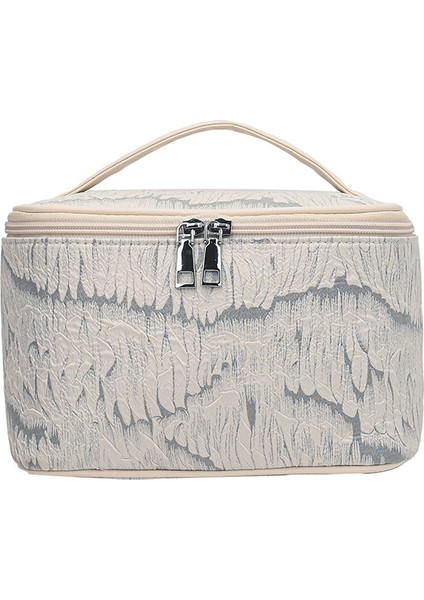 Yj Kadın Büyük Kapasiteli Moda Kozmetik Çantası Taşınabilir Kozmetik (Yurt Dışından)