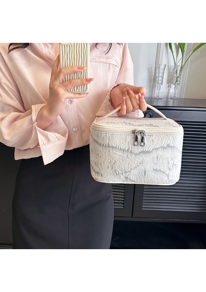 Yj Kadın Büyük Kapasiteli Moda Kozmetik Çantası Taşınabilir Kozmetik (Yurt Dışından) fiyatları