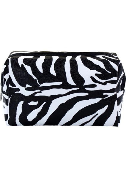 Yj Bayanlar Kozmetik Çantası Basit Taş Desenli Kompakt Saklama Çantası (Yurt Dışından)