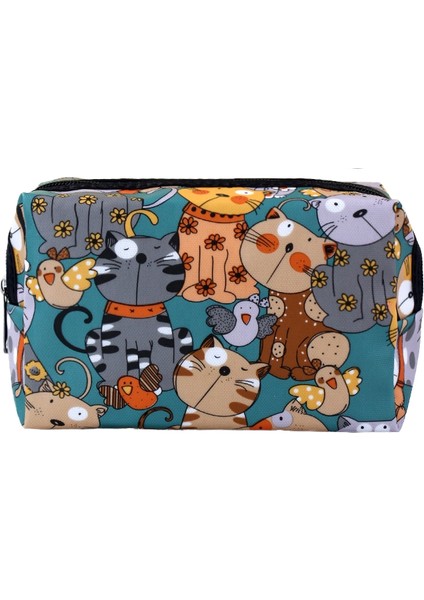 Yj Bayanlar Kozmetik Çantası Basit Taş Desenli Kompakt Saklama Çantası (Yurt Dışından)