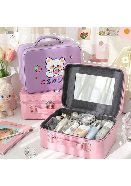 Yj Büyük Kapasiteli, Leke Tutmaz Kozmetik Çantası, Kadınlar (Yurt Dışından) fiyatları