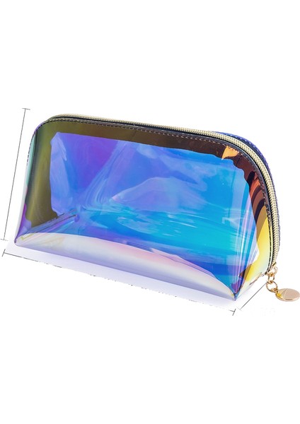 Yj Kadınların Büyük Kapasiteli Şeffaf Kozmetik Çantası (Yurt Dışından)