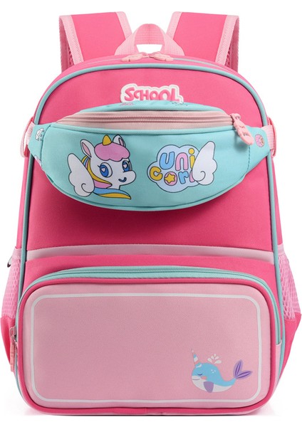 Yj Yeni Çocuk Okul Çantası Anaokulu Erkek ve Kadın Bebek Sevimli Karikatür Sırt Çantası (Yurt Dışından)