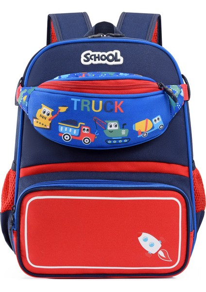 Yj Yeni Çocuk Okul Çantası Anaokulu Erkek ve Kadın Bebek Sevimli Karikatür Sırt Çantası (Yurt Dışından)