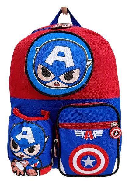 Yj Yeni Çocuk Okul Çantası Anaokulu Erkek Karikatür Karikatür Sırt Çantası Küçük ve Orta Sınıf Sırt (Yurt Dışından)