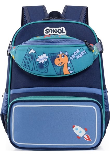 Yj Yeni Çocuk Okul Çantası Anaokulu Erkek ve Kadın Bebek Sevimli Karikatür Sırt Çantası (Yurt Dışından)