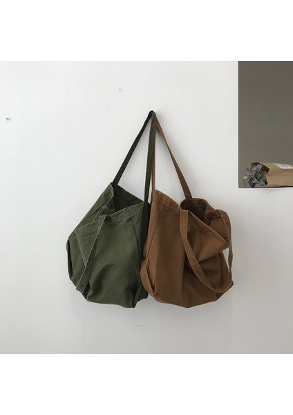 Yj Basit Moda Alışveriş Çantası Büyük Kapasiteli Omuz Çantası Sanatsal (Yurt Dışından) modelleri