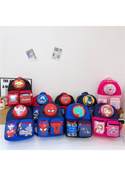 Yj Yeni Çocuk Okul Çantası Anaokulu Erkek Karikatür Karikatür Sırt Çantası Küçük ve Orta Sınıf Sırt (Yurt Dışından) modelleri