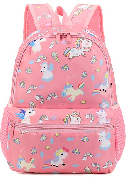 Yj Çocuk Okul Çantaları Anaokulu Karikatür Animasyon Erkek ve Kız Eğlence Seyahat (Yurt Dışından)