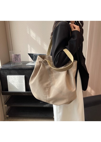 Yj Yeni Stil Kadın Kanvas Çanta Rahat Çok Yönlü Büyük Kapasiteli Omuz Çantası Üniversite Öğrencileri (Yurt Dışından) fiyatları