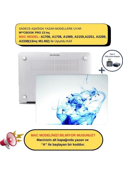 Macbook Pro Kılıf 13inç M1-M2 A1706 A1708 A1989 A2159 A2251 A2289 A2338 ile Uyumlu Paint01NL