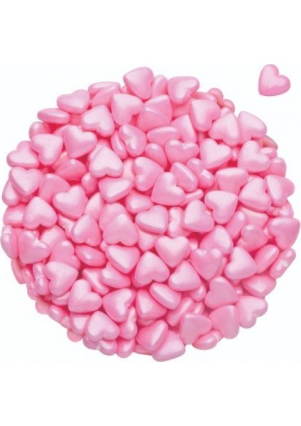 Mini Pembe Kalp Sprinkles Şeker 70 gr modelleri