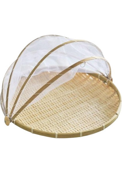 Gıda Çadırı Sepeti Mesh Net Meyve L Için Geçirmez Bambu (Yurt Dışından)