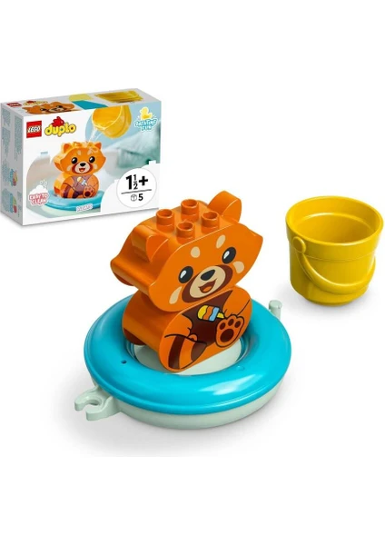 DUPLO® İlk Banyo Zamanı Eğlencesi: Yüzen Kırmızı Panda 10964 Yapım Oyuncağı (5 Parça)