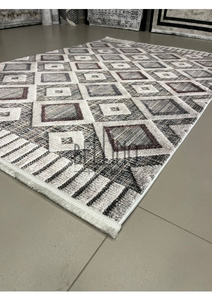 Yıkanabilir Halı Kaymaz Taban Bambu Halı Pamuk Dokuma Kilim Iskandinav Desenli Salon Halısı Mutfak Halısı ve Yolluk modelleri