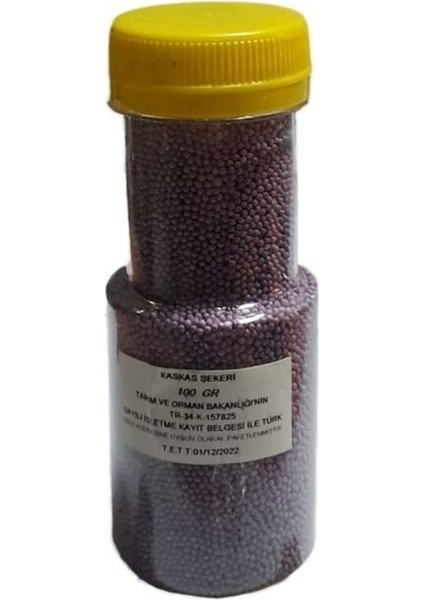 Pasta Süsleme Şekeri - Kaskas Yenilebilir Kum Şeker 100 gr Lila